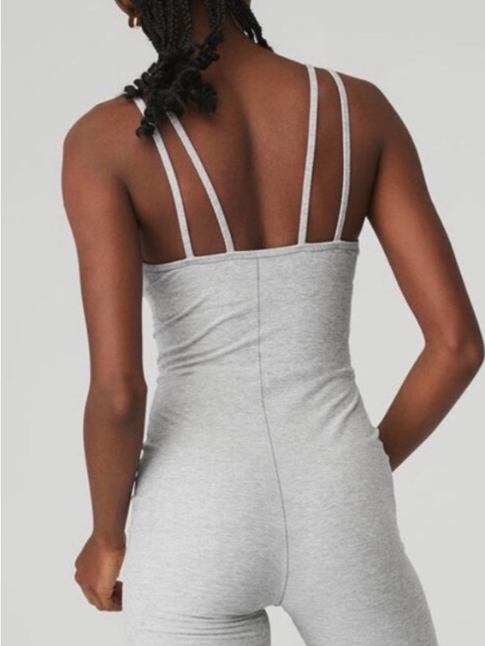 Alo Yoga Alosoft Suns Out Onesie in heather grey - Picture 2 of 5